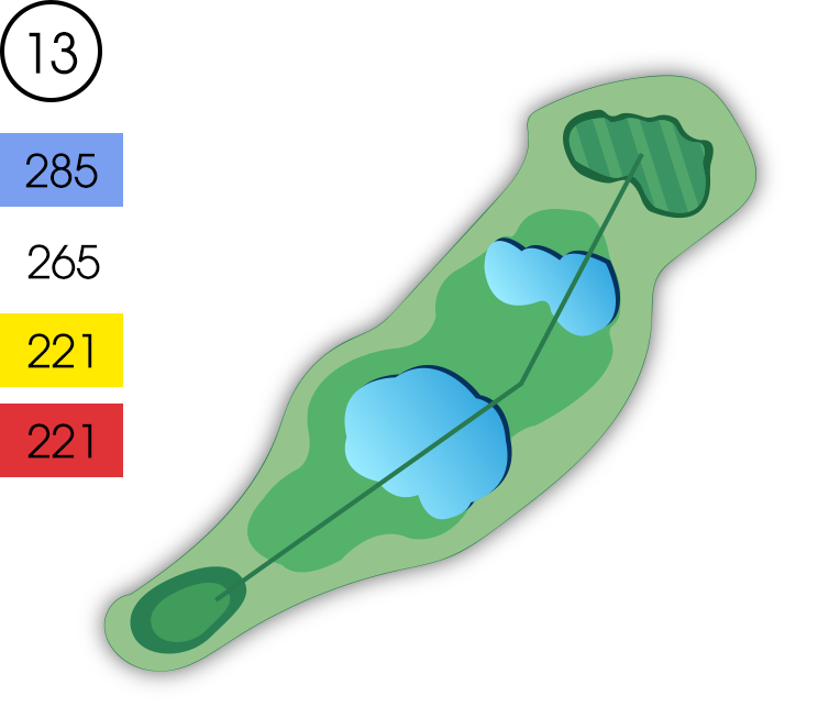 Hole 13 Map