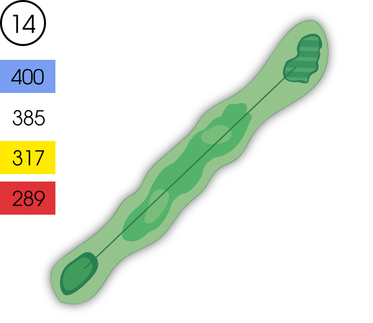 Hole 14 Map