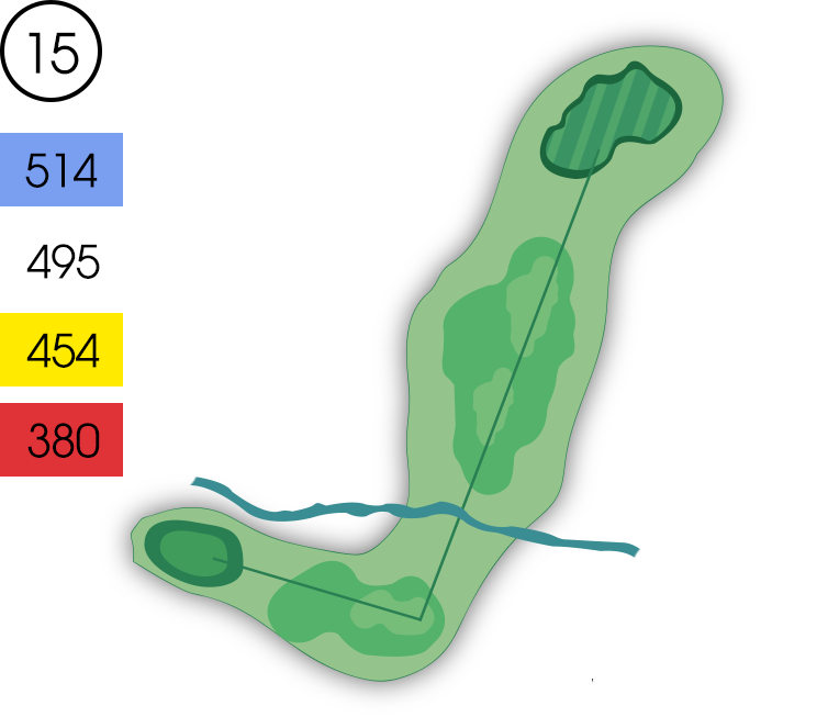 Hole 15 Map